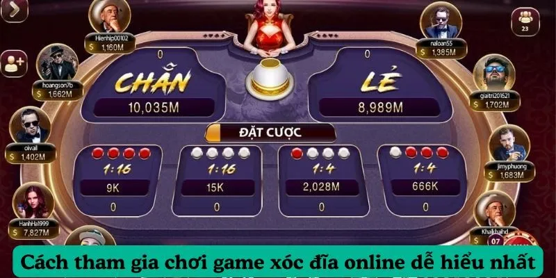 Cách tham gia chơi game xóc đĩa online dễ hiểu nhất